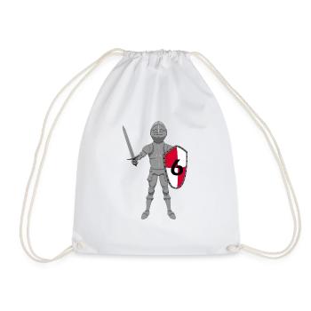 Chevalier 6ème anniversaire - Sac de sport léger - blanc - Devant