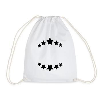Étoiles personnalisables - Sac de sport léger - blanc - Devant