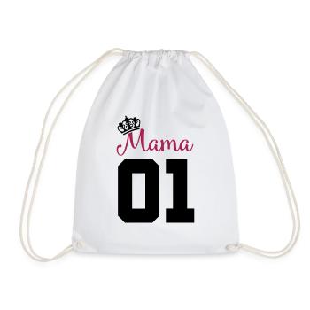 mama 01 - Turnbeutel - Weiß - Vorne