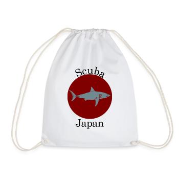 Scuba Japan - Turnbeutel - Weiß - Vorne
