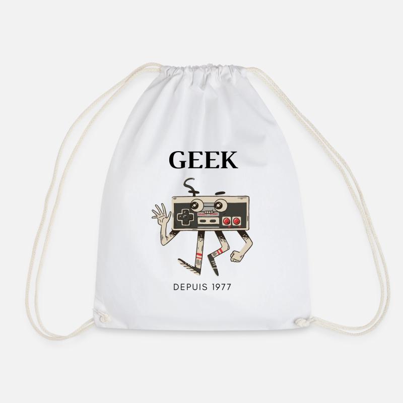 GEEK - Turnbeutel - Weiß