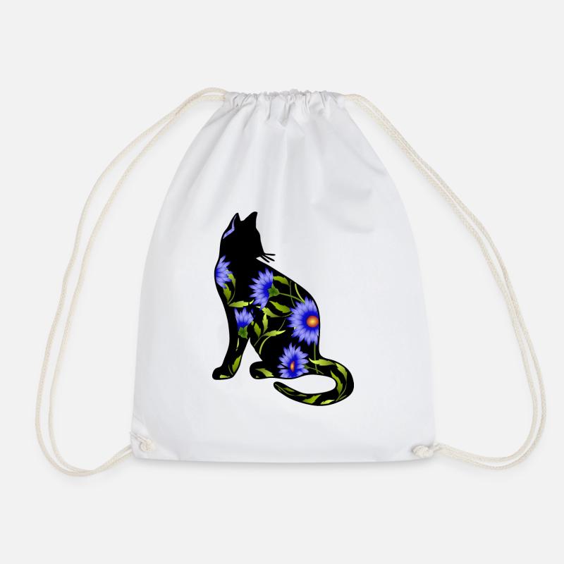 Chat - Sac de sport léger - blanc