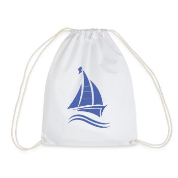 Permis de voile voilier - Sac de sport léger - blanc - Devant