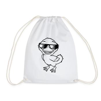 Cool Duckling Lunettes de soleil Comic - Sac de sport léger - blanc - Devant
