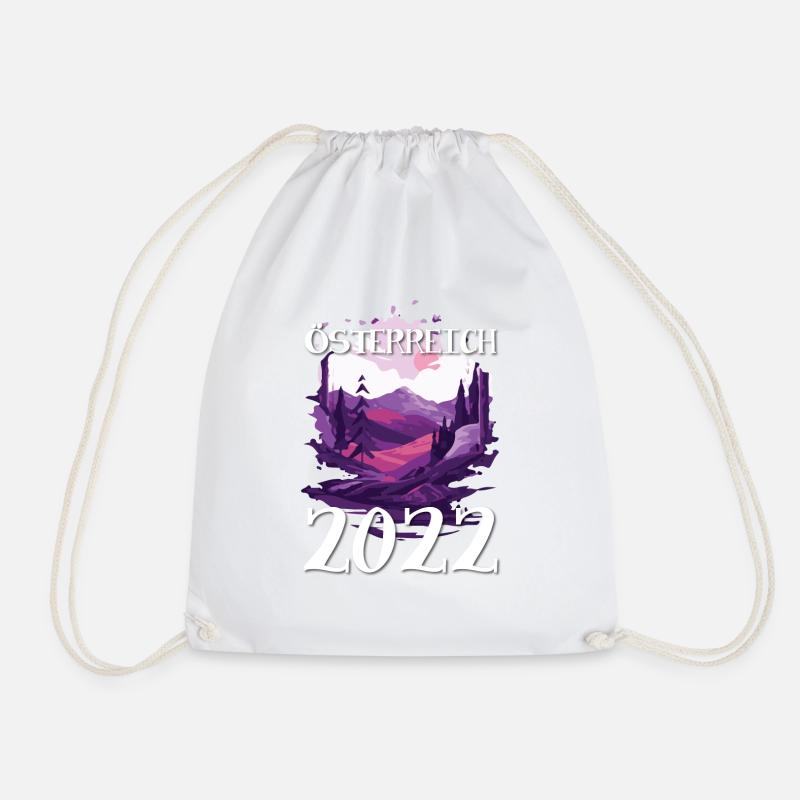 Austria 2022 - Drawstring Bag - white