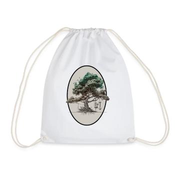 Abstract Tree - Design industriel - Sac de sport léger - blanc - Devant
