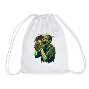 81CC6696 45EC 44B2 B0EA FED3BDA19EE4 - Drawstring Bag - white - Front