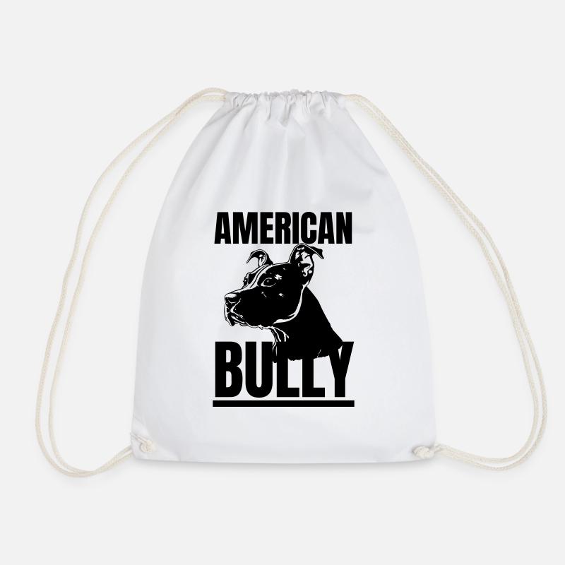 American Bully King - Der Herrscher der Straße - Turnbeutel - Weiß