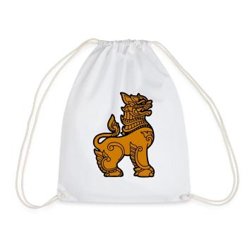 Chinthe Myanmar Myanmar - Drawstring Bag - white - Front