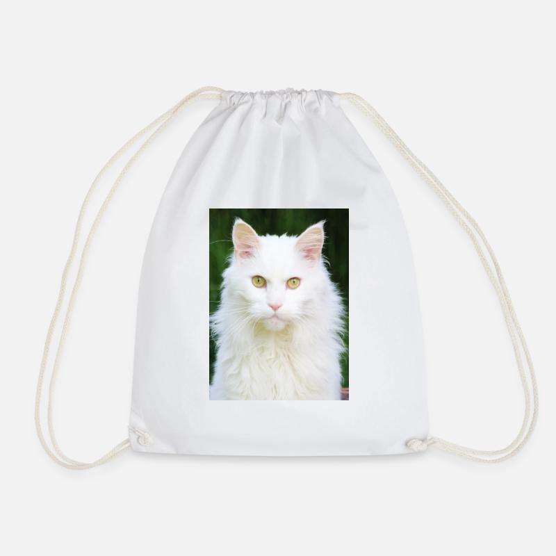 Katzen - Turnbeutel - Weiß