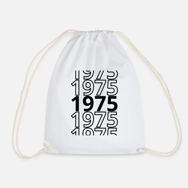 1975 1975 1975 - Drawstring Bag - white