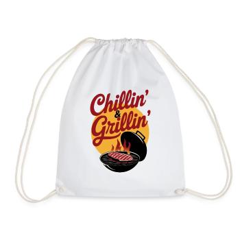 Chillin' & Grillin' - Sac de sport léger - blanc - Devant