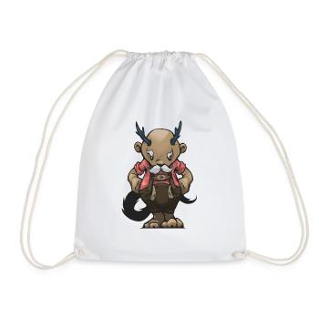 Wolpertinger - Turnbeutel - Weiß - Vorne