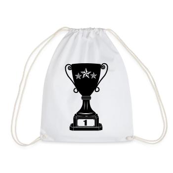 Grand cup numéro 1 - Sac de sport léger - blanc - Devant
