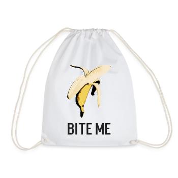 Mordez-moi à la banane - Sac de sport léger - blanc - Devant