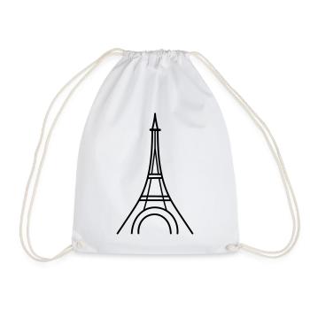 Paris - Sac de sport léger - blanc - Devant