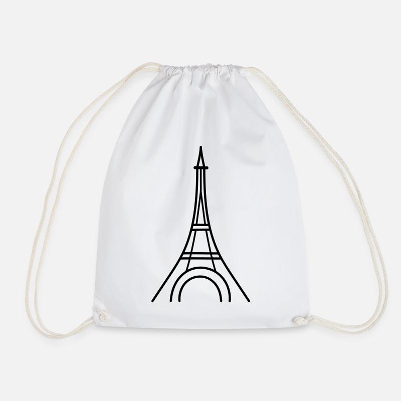 Paris - Turnbeutel - Weiß