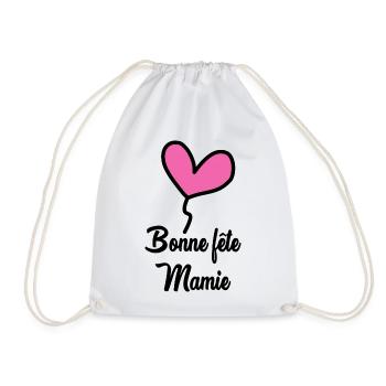 GRANNY. HAPPY BIRTHDAY. MOM. MOTHER'S DAY - Drawstring Bag - white - Front