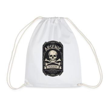 Chemise Retro Label 1 / Bouteille de poison - Sac de sport léger - blanc - Devant