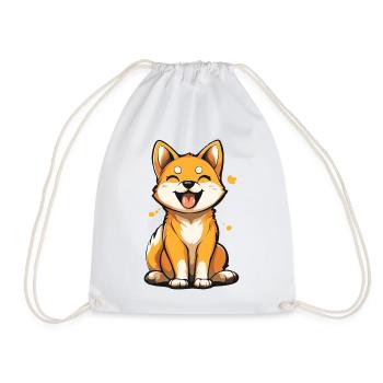 Shiba Inu - Sac de sport léger - blanc - Devant