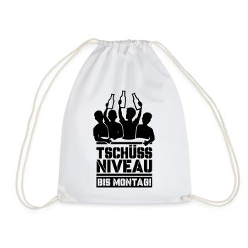 Bye bye niveau jusqu’à lundi - Sac de sport léger - blanc - Devant