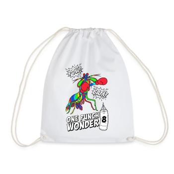 Crevette mante de One Punch Wonder 8e anniversaire - Sac de sport léger - blanc - Devant