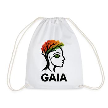 Gaïa - Mère Nature - Arbre de Vie - Sac de sport léger - blanc - Devant
