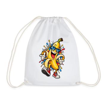Banane fraîche - Sac de sport léger - blanc - Devant