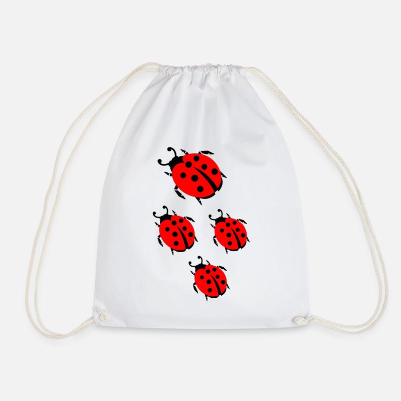 ladybug marienkaefer - Turnbeutel - Weiß