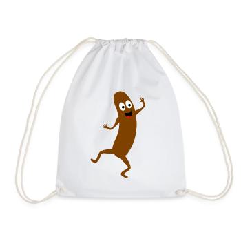 Bratwurst dansante humoristique - Sac de sport léger - blanc - Devant