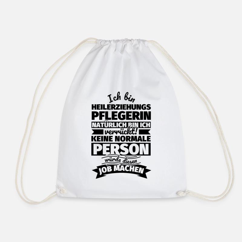 Heilerziehungspflegerin Geschenke - Turnbeutel - Weiß