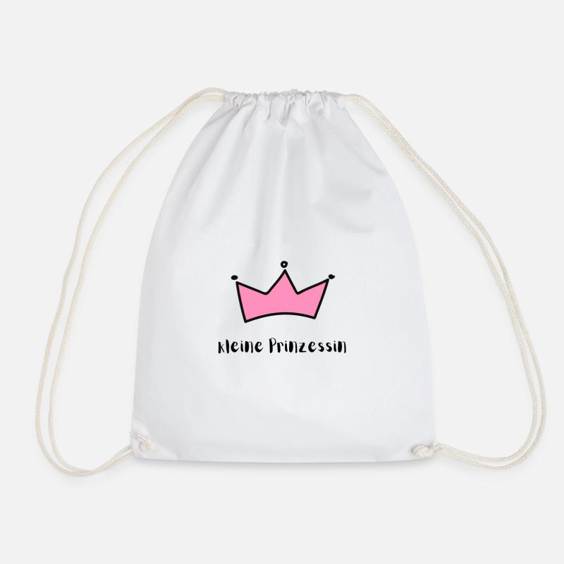 Prinzessin kleine prinzessin Mädchen Krone - Turnbeutel - Weiß