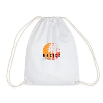 Artistic Baja California Mexico Mexican State - Drawstring Bag - white - Front