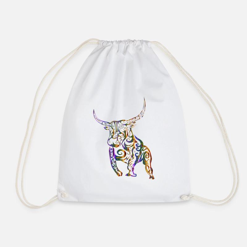 Taureau - Sac de sport léger - blanc