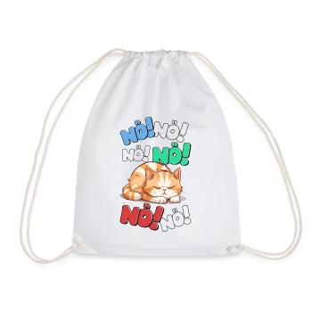 Non, non, non, non, non - Sac de sport léger - blanc - Devant