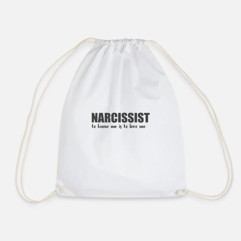 narcissique - Sac de sport léger - blanc