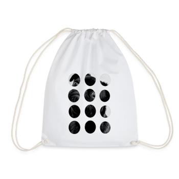 Dog | Chien | Tee shirt - Sac de sport léger - blanc - Devant