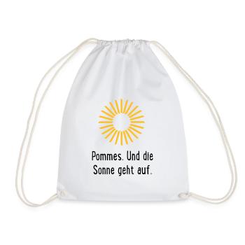 Frites - Sac de sport léger - blanc - Devant