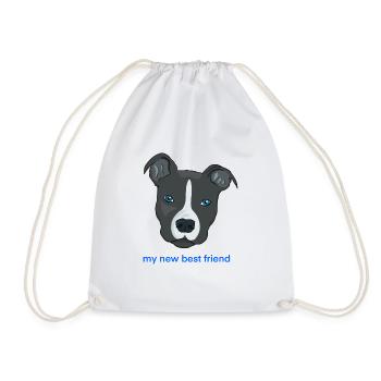 Pitbulli - Sac de sport léger - blanc - Devant