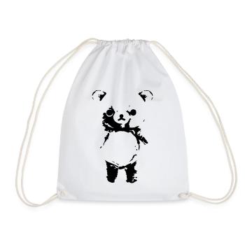 Ours en peluche - Sac de sport léger - blanc - Devant
