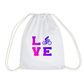 Vélo Cycliste Femmes Hommes Vélo Vélo - Sac de sport léger - blanc - Devant