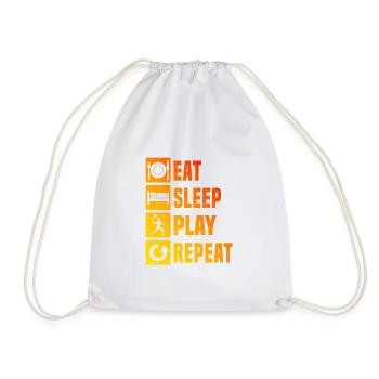 Pickleball Racquetball Games Men's Racquetball - Drawstring Bag - white - Front