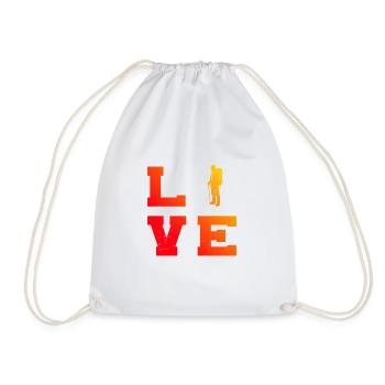 Climbing Bouldern Boulder Klettern Bouldering - Drawstring Bag - white - Front