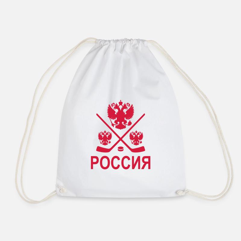 Russie Hockey - Sac de sport léger - blanc
