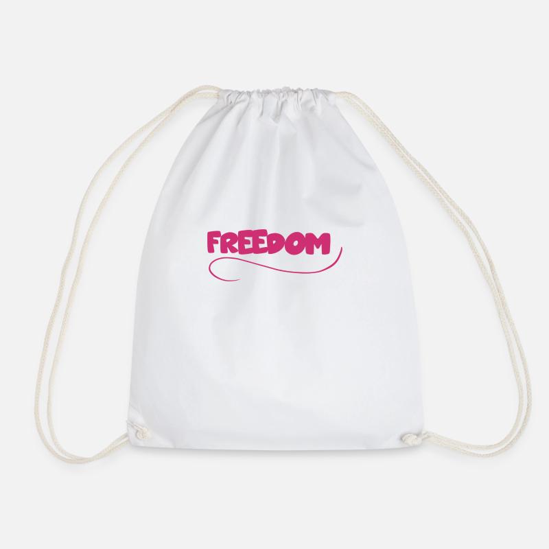 Freedom - Turnbeutel - Weiß