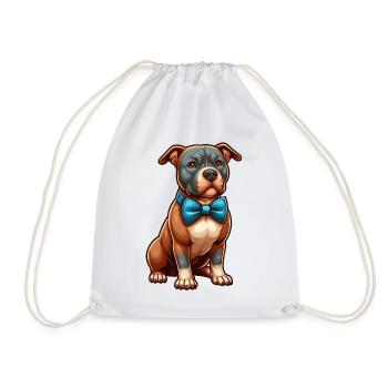 Pitbull le mignon - Sac de sport léger - blanc - Devant