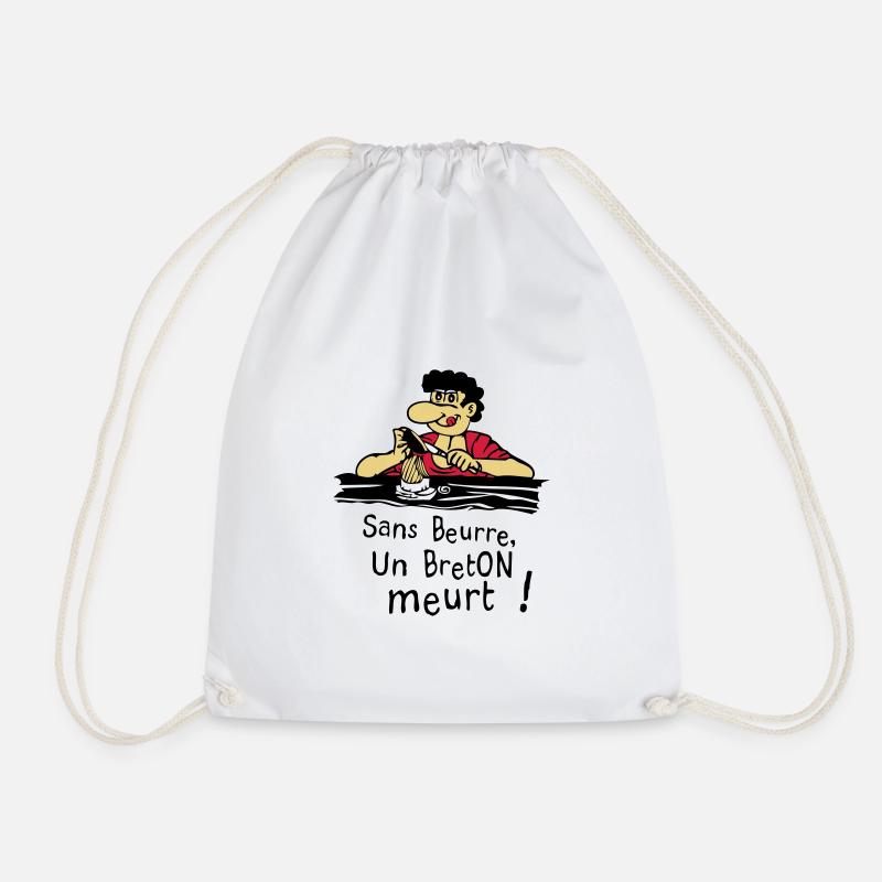 breton beurre humour citation sans dessin bd - Sac de sport léger - blanc
