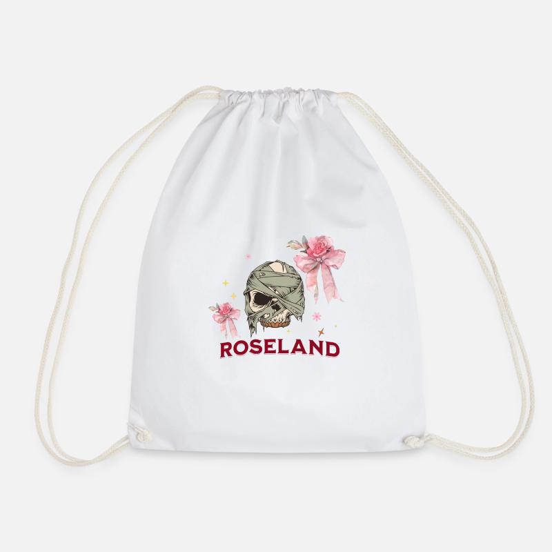Roseland - Drawstring Bag - white