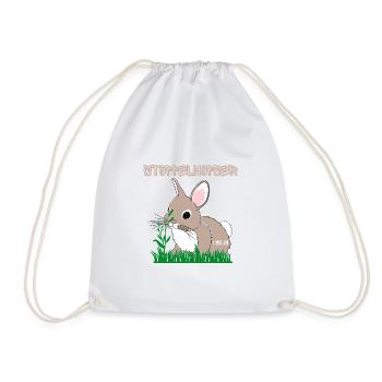 Stoppelhopser Hase - Label 126 - Turnbeutel - Weiß - Vorne