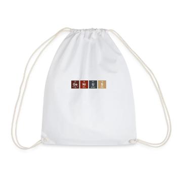Genius chemistry - Drawstring Bag - white - Front